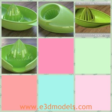 3d model the green citrus - This is a 3d model of the green citrus,which is made of transparent materials.The model can be made as the decoration in room.