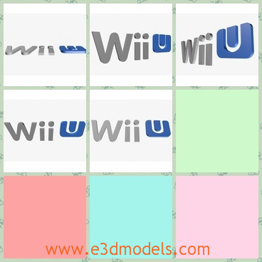 3d model the logo of Nintendon W2 - This is a 3d model of the logo of Nintendo W2,which is the obvious and easy to tell and remember.