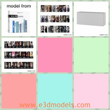 3d model the movie and music books - This is a 3d model of of Taschen Movie and Music Icons series. There are 25 unique books in the set.