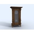 3d model the antique clock