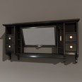 3d model the cabinet with a mirror