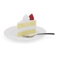 3d model the cake on plate