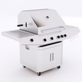 3d model the machine of gas grill