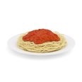 3d model the spaghetti with sauce