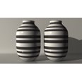 3d model the vase with strips
