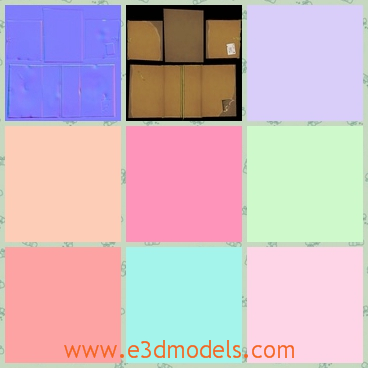 3d model the cardboard - This is a 3d model about the carboard,which is the simple for a game.The model is thin and it is easy to be destoried.