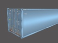 3d model of shipping container