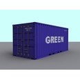 3d model the blue container