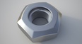 3d model the nut in the new shape