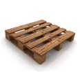 3d model the wooden skid