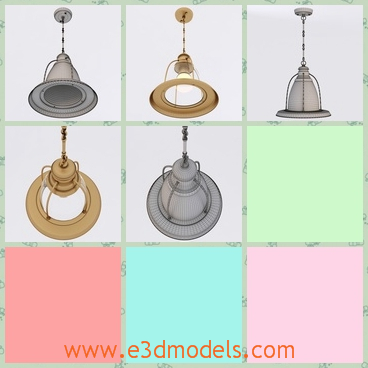 3d model the chandelier light - This is a 3d model of the chandelier in the living room,whihc is fixed by a single stick,and the light is modern and outstanding.