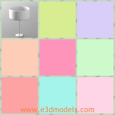 3d model the lamp - This is a 3d model of the lamp,which is modern and made with good quality.