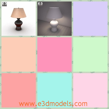 3d model the lamp on the floor - This is a 3d model of the lamp on the floor,which is special and glorious.The model is special and great.