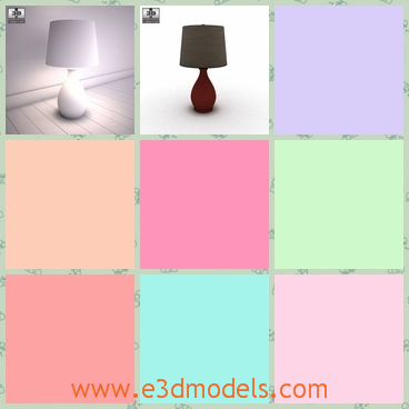 3d model the lamp on the floor - This is a 3d model of the lamp on the floor,which is small and cute and the model is made with the proportions and sizes of real furnitures.
