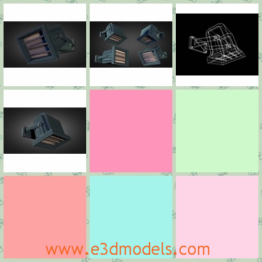 3d model the spotlight in the industry - This is a 3d model of the spotlight in the industry,which is large and useful.The spoulight is the only resource of the light in the industry.