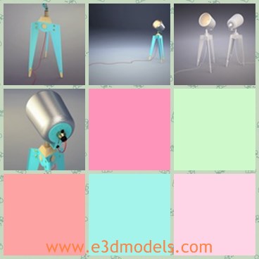 3d model the table lamp - This is a 3d model of the table lamp,which received the name Frank.Frank table lamp is made of brass and painted wood,it has a noble and aesthetic design that will have everyone on the soul.