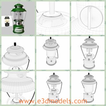 3d model the transparent lantern - This is a 3d model of the transparent lantern,which is small and made with details.