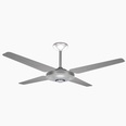 3d model the ceiling fan in white