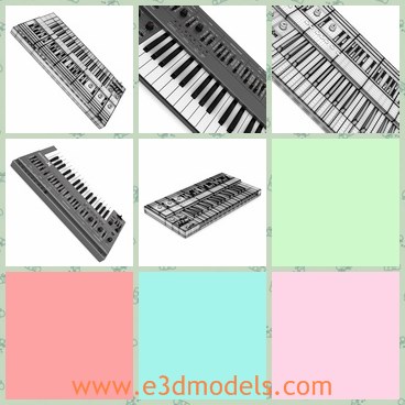 3d model the keyboard in high quality - This is a 3d model of the keyboard in high quality,which is made of special materials.The body of the keyboard is similar to others,but the structure is different.