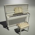 3d model the piano