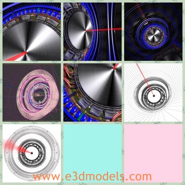 3d model the accelerator - This is a 3d model of the accelerator,which is common and popular in reality.The model is new and very practical.