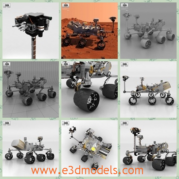 3d model a robot with several feet - This is a 3d model about a tobot with several feet in black,which has no head.The model can be placed in outer space to do science researches.
