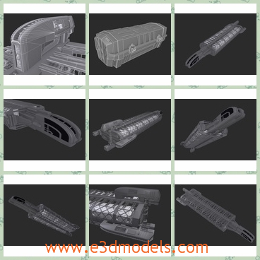 3d model the cargo - This is a 3d model of the cargo,which is practical and grand.The model is made in high quality.