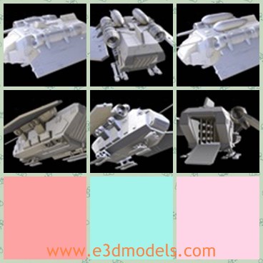 3d model the cargo ship - This is a 3d cargo ship,which is large and heavy.The model is the starship in the movie.