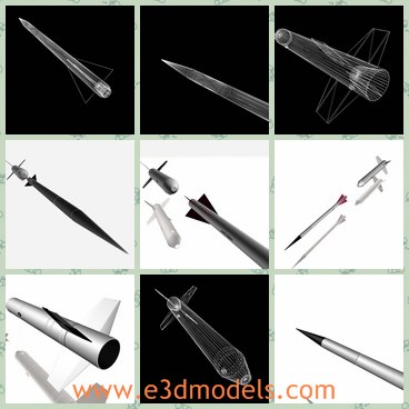 3d model the Navy rocket - This is a 3d model of the Nacy rocket,which is modern and made with high quality.The model was both launched from land and ship in the  late 1950s to study ecliptic and X-rays.