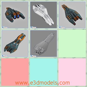 3d model the part of the spaceship - This is a 3d model of the part of the spaceship,which is heavy and necessay.The model is made of metal materials.