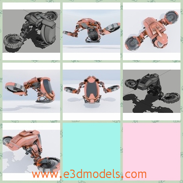 3d model the spacecraft - This is a 3d model of the spacecraft,which is an indispensable part.The model is made of special materials.