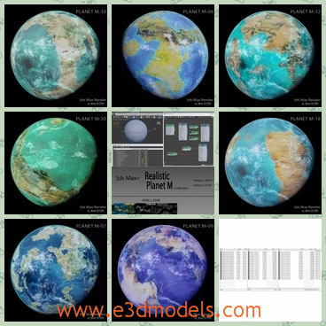 3d model the surface of the earth - This is a 3d model of the surface of the earth,which is blue and green and the planet is pretty from this point of view.