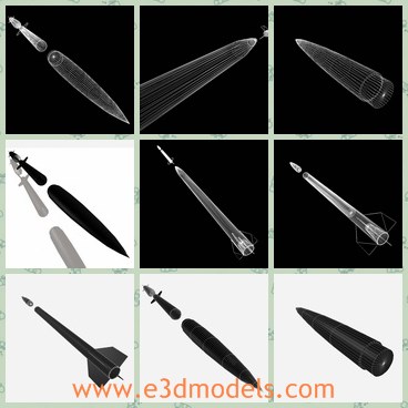 3d model the weather rocket - This is a 3d model of the weather rocket,which is special and very useful in measuring weather.