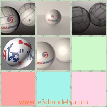 3d model the ball with words - This is a 3d model of the ball with words,which is textured and detailed.