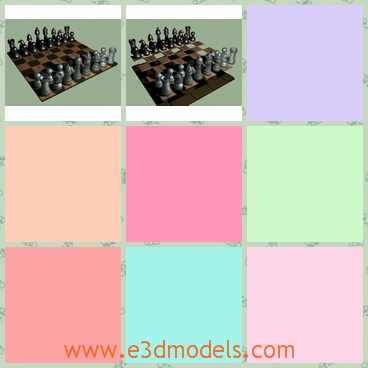 3d model the chessmen and the chessboard - This is a 3d model of the chessmen and the chessboard,which is the classical game in China.The model is ready to print in a 3D printer.
The board is 96mm square and 2mm thick.