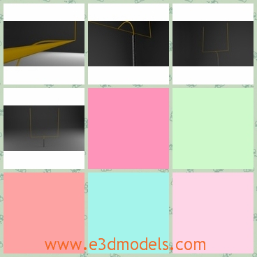 3d model the football goal post - This is a 3d model of the football goal post,which is upright and special in America.