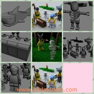 3d model the stuffs made of plastic materials - This is a 3d model of the stuffs made of plastic materials,which are so many of them and they are so real and funny.