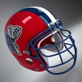 3d model the football helmet