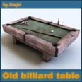 3d model the table for snooker