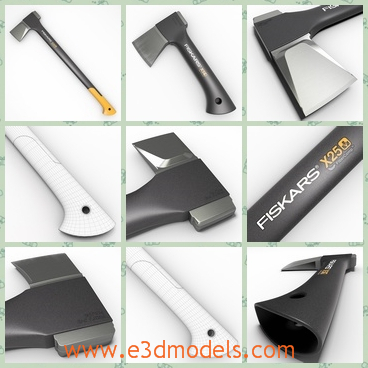 3d model the ax with words - This is a 3d model of the ax with words,which is made in high quality.The model is new and sharp.