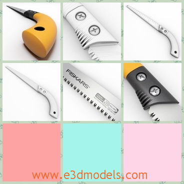 3d model the blade saw - This is a 3d model of the blade saw,which is new and sharp in real.The model is mamde in details.
