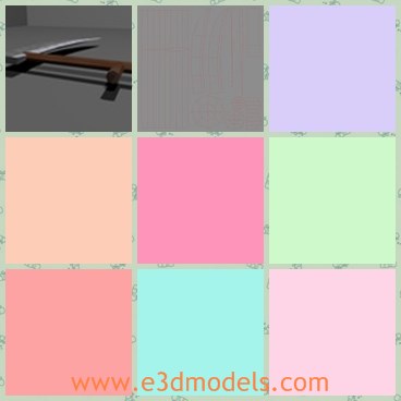 3d model the scythe - This is a 3d model of the scythe,which is the common tool in the daily life.The model is created with a big blade and it is very sharp.