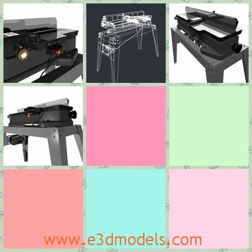 3d model the wooden jointer - This is a 3d model of the wooden jointer,which is the machine in the plane and the model is necessary in making the machine.