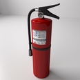 3d model of a fire extinguisher