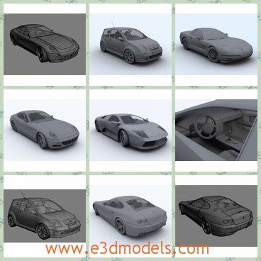 3d model th sports car - This is a 3d model of the sports car,which is the product of the famous brand in the world,Chevrolet.