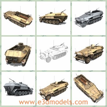 3d model the African truck - This is a 3d model of the African truck,which is armored and made with good quality.The truck is large and heavy.
