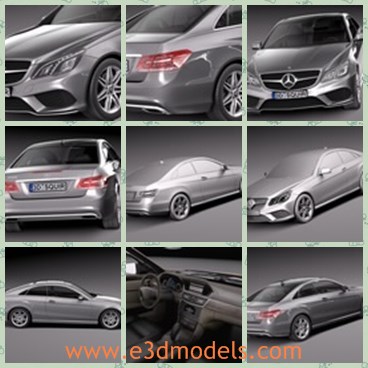 3d model the Benz car - This is a 3d model of the Benz car,which is modern and fast.The car is made by German.