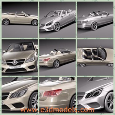3d model the Benz car - This is a 3d model of the Benz car,which is popular in the world.The car is made with special and good quality.