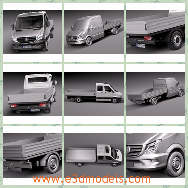 3d model the benz car in 2014 - This is a 3d model of the Benz car in 2014,which is large and long.The model is the useful truck.
