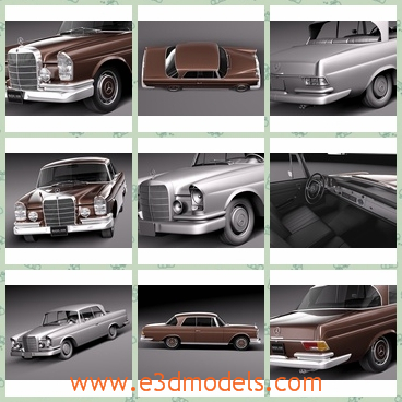 3d model the Benz is expensive - This is a 3d model of the Benz car is expensive,which is classic and rare in the world.